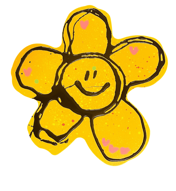 Flower Smiley (small) by Ryan Callanan