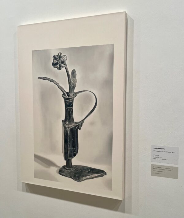 Painting of Picasso Sculpture (Vase with flower,1951) by Realf Heygate - Image 3