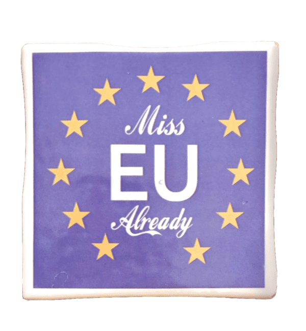 Miss EU Ceramic Tile by Carrie Reichardt