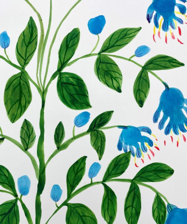 Blue Catglove Flower by Ellie Curtis - Image 2