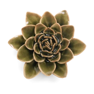 Dark Green Flower by Chive