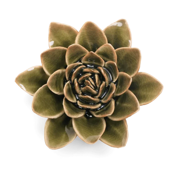 Dark Green Flower by Chive