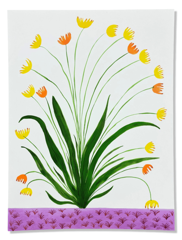 Yellow Franklin Daisy by Ellie Curtis