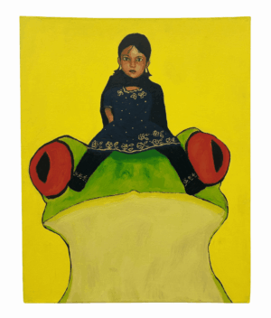 Golden Frog III by Varshga Premarasa