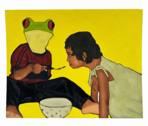 Golden Frog IV by Varshga Premarasa