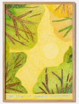 The Sun Changes Everything (Framed) by Lucy Mahon